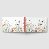 Lebhafte Wildblume Babydusche Gästebuch (Voll)