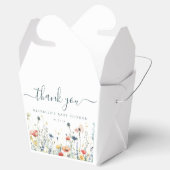 Lebhafte Wildblume Babydusche Geschenkschachtel (Geöffnet)