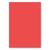 Lebhafte Wildblume Hochzeit Tischnummer (Rückseite)