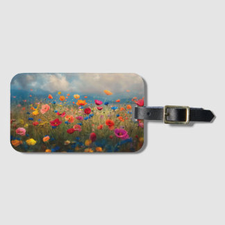 Lebhafte Wildblume Impressionist Gepäckanhänger
