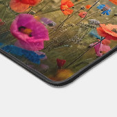 Lebhafte Wildblume Impressionist Schreibtischunterlage (Ecke)