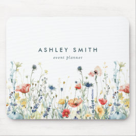 Lebhafte Wildblume Mousepad