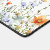Lebhafte Wildblume Schreibtischunterlage (Ecke)