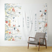 Lebhafte Wildblume Wandteppich (Beispiel (Horizontal))