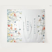 Lebhafte Wildblume Wandteppich (Vorderseite (Horizontal))