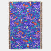 Lebhafte Wildblumen Decke (Vorderseite Vertikal)