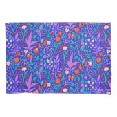 Lebhafte Wildblumen Kissenbezug (Vorderseite)