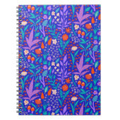 Lebhafte Wildblumen Notizblock (Vorderseite)