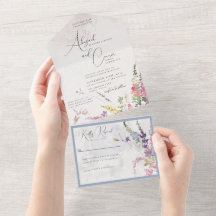 Lebhafte Wildblumen rosa violett gelb