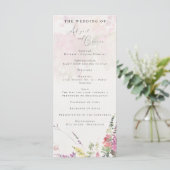 Lebhafte Wildblumen rosa violett gelb Programm (Stehend Vorderseite)