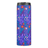 Lebhafte Wildblumen Thermosbecher (Rückseite)