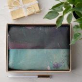 Lebhafte wilde Blume, Abstrakte Landschaft Seidenpapier (Geschenk)