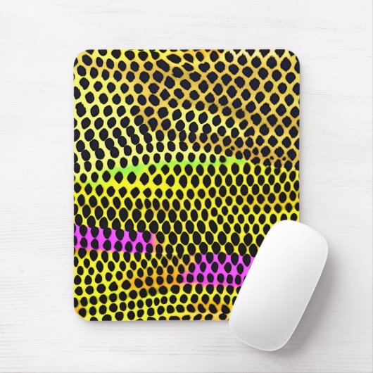 "Lebhafte Wildnis" Farbvolle Abstrakte Printwerbun Mousepad (Mit Mouse)