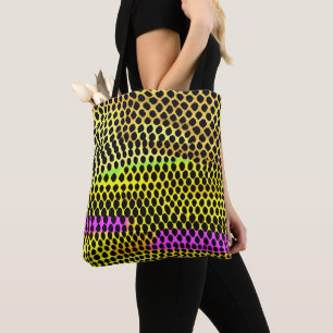 "Lebhafte Wildnis" Farbvolle Abstrakte Printwerbun Tasche