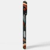 Lebhafte Wirbel Dolphin Relief Case-Mate iPhone Hülle (Rückseite / Rechts)