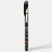 Lebhafte Wirbel Dolphin Relief Case-Mate iPhone Hülle (Rückseite / Links)