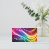 Lebhafte Wirbel Visitenkarte (Stehend Vorderseite)