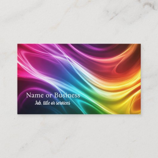 Lebhafte Wirbel Visitenkarte (Vorderseite)