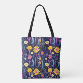 Lebhafte Wüste Bloom Wellness Tote Tasche (Rückseite)