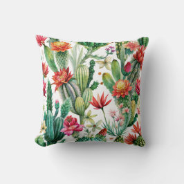 Lebhafte Wüstenblüten werfen Kissen