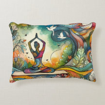 Lebhafte Yoga-Stille