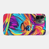 Lebhafte Yorkie Pop Art Case-Mate iPhone Hülle (Rückseite (Horizontal))