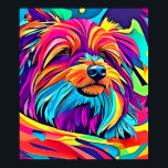 Lebhafte Yorkie Pop Art Poster<br><div class="desc">Ein faszinierendes Pop-Kunstportrait eines Yorkshire Terrier in einem farbenfrohen Bollwerk. Ideal für Hundefreunde und Kunstliebhaber (Dieses Design wurde mit KI erstellt). Bestellen Sie noch heute und Embrace the Joy of Shopping!</div>
