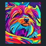 Lebhafte Yorkie Pop Art Poster<br><div class="desc">Ein faszinierendes Pop-Kunstportrait eines Yorkshire Terrier in einem farbenfrohen Bollwerk. Ideal für Hundefreunde und Kunstliebhaber (Dieses Design wurde mit KI erstellt). Bestellen Sie noch heute und Embrace the Joy of Shopping!</div>