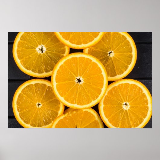 Lebhafte Zitrusfrüchte Fotografie Küche Wand Kunst (Vorne)