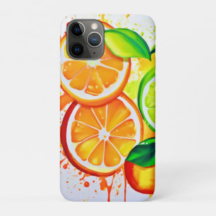 Lebhafte Zitrusfrüchte Splash Art Case-Mate iPhone Hülle