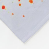 Lebhafte Zitrusfrüchte Splash Art Fleecedecke (Ecke)