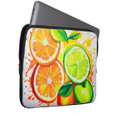Lebhafte Zitrusfrüchte Splash Art Laptopschutzhülle (Vorne Rechts)