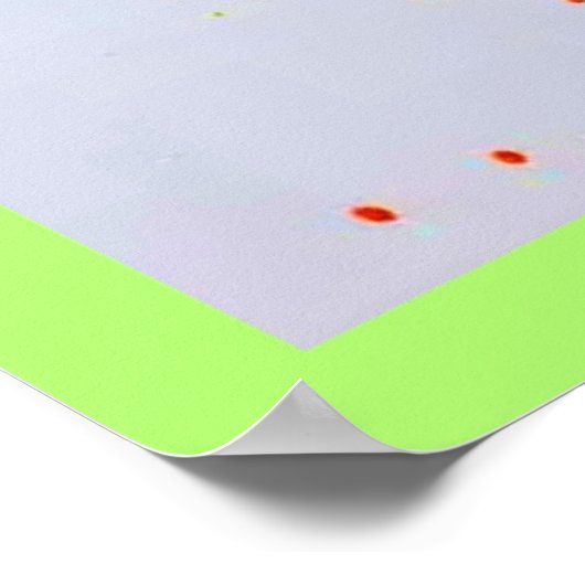 Lebhafte Zitrusfrüchte Splash Art Poster (Ecke)