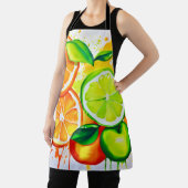Lebhafte Zitrusfrüchte Splash Art Schürze (InSitu)
