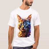 Lebhafter 3D-Cat Graphic T-Shirt Bold & Fun T - Sh (Vorderseite)