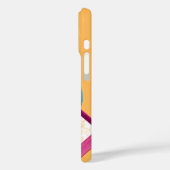 Lebhafter Abstrakter Cosmos Ring & Square - Modern Case-Mate iPhone Hülle (Rückseite / Links)