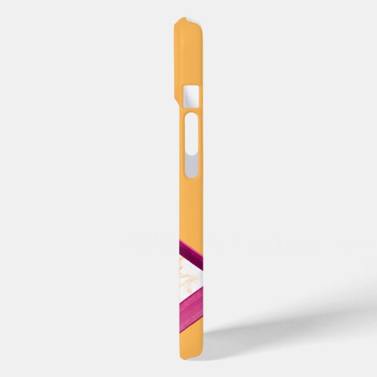 Lebhafter Abstrakter Cosmos Ring & Square - Modern Case-Mate iPhone Hülle (Rückseite / Links)