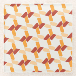 Lebhafter Abstrakter floraler Untersetzer