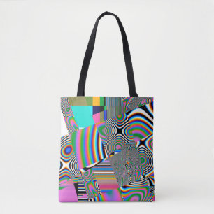 Lebhafter abstrakter Hintergrund. Farbiges Muster. Tasche
