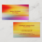 Lebhafter Abstrakter Hintergrund Visitenkarte (Vorne/Hinten)