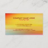 Lebhafter Abstrakter Hintergrund Visitenkarte (Rückseite)