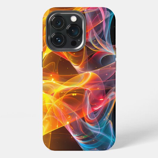 Lebhafter Abstrakter iPhone-Fall iPhone Hülle (Hinten)