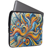 Lebhafter Abstrakter Laptop-Sieb Laptopschutzhülle (Vorne Rechts)