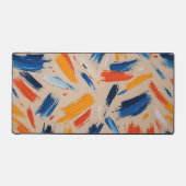 Lebhafter Abstrakter Pinselstrich Schreibtischunterlage (Vorderseite)
