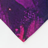 Lebhafter Abstrakter Swirl Fleecedecke (Ecke)