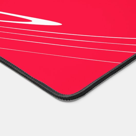 Lebhafter Abstrakter Swirl Schreibtischunterlage (Ecke)