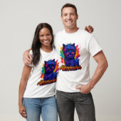 Lebhafter Affenpinscher Pop Kunstmuseum Monte San T-Shirt (Unisex)