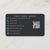 Lebhafter afrozentrischer Black Woman Salon Brandi Visitenkarte (Rückseite)