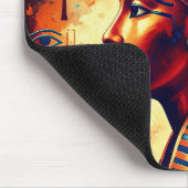 Lebhafter ägyptischer Pharao Portrait Mouse Pad Mousepad (Ecke)