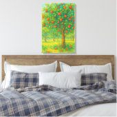 Lebhafter Apple Orchard Zeichnend Leinwanddruck (Insitu (Schlafzimmer))